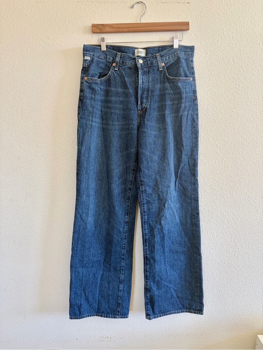 Citizens Of Humanity Annna Women’s Straight-Leg Jeans in Deep Blue Wash
